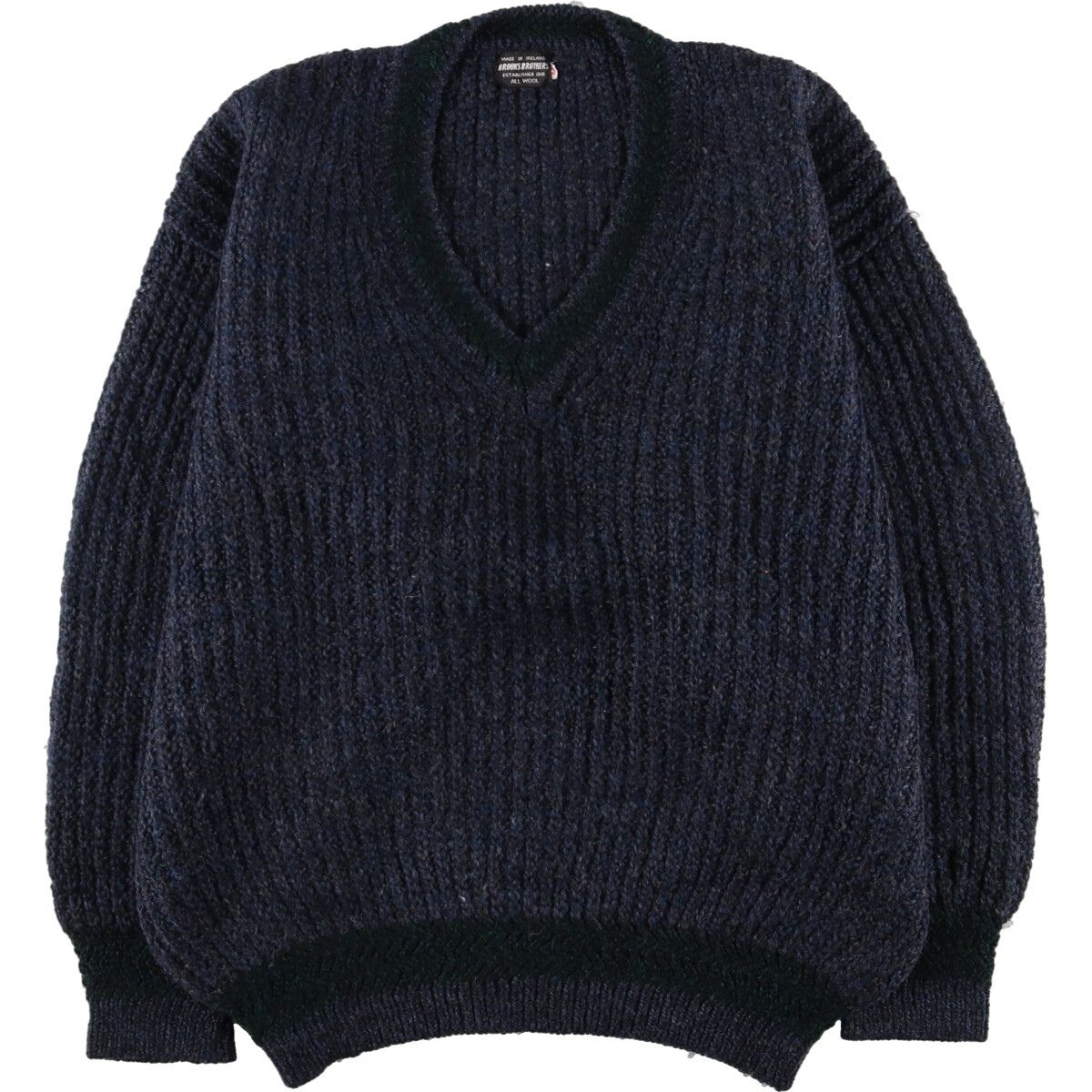 古着 70年代 ブルックスブラザーズ Brooks Brothers Vネック ウール 