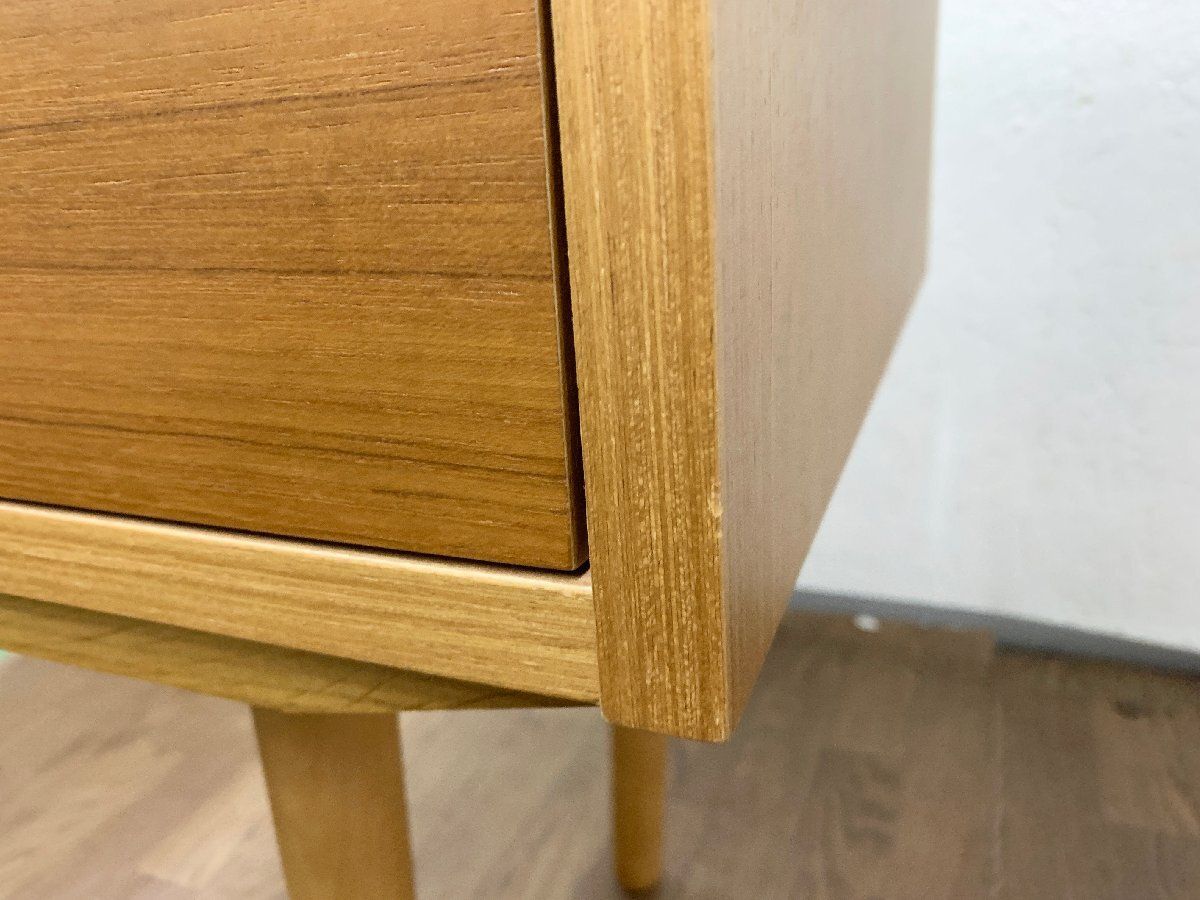 卓上ミラー チーク材