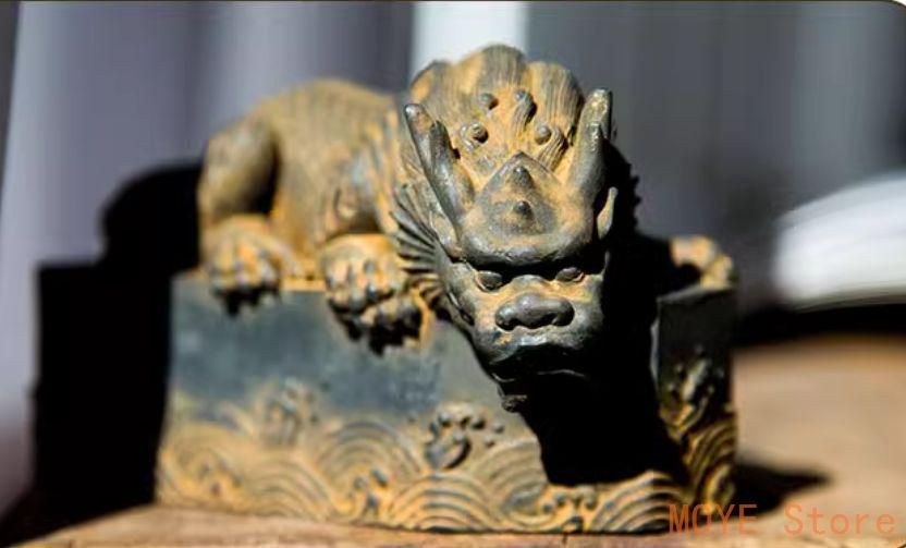 水を避ける獣カデ蝮 卓上 招財 茶寵 文机 文鎮 書道具 装飾