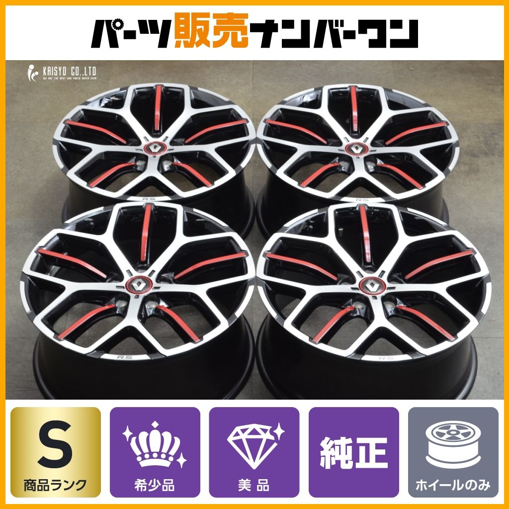 超 ルノー メガーヌ RS トロフィー 純正 19in 8.5J 54 PCD114.3 品番 403009975R 4本 Renault MEGANE ルノースポール