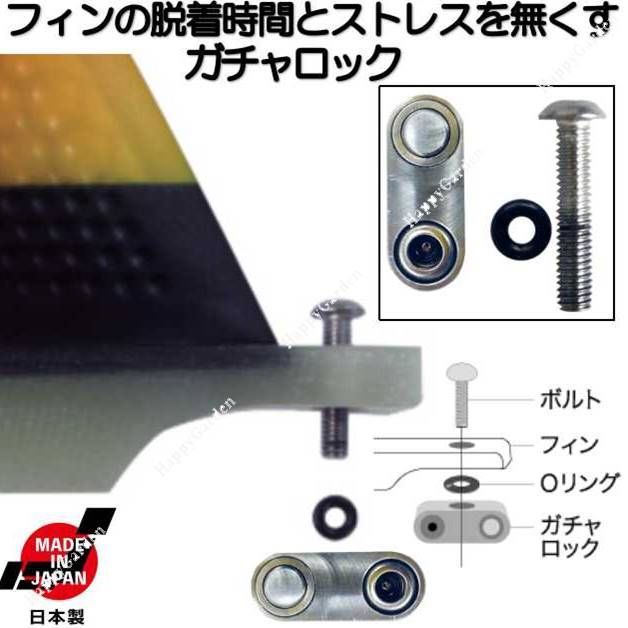 センターフィン 簡易脱着装置 ガチャロック  i-deamake フィンボックス用 センターフィン シングルフィン サーフィン ロングボード SUP サップ ミッドレングス ファンボード ソフトボード