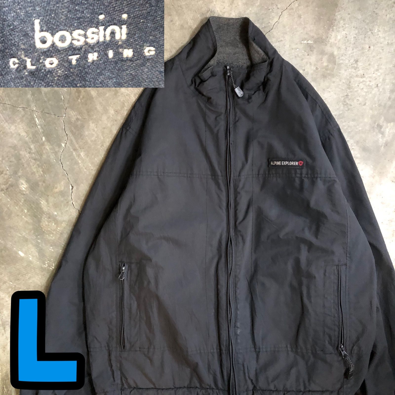 T4525 bossini ブルゾン　リバーシブル　オーバーサイズ　古着