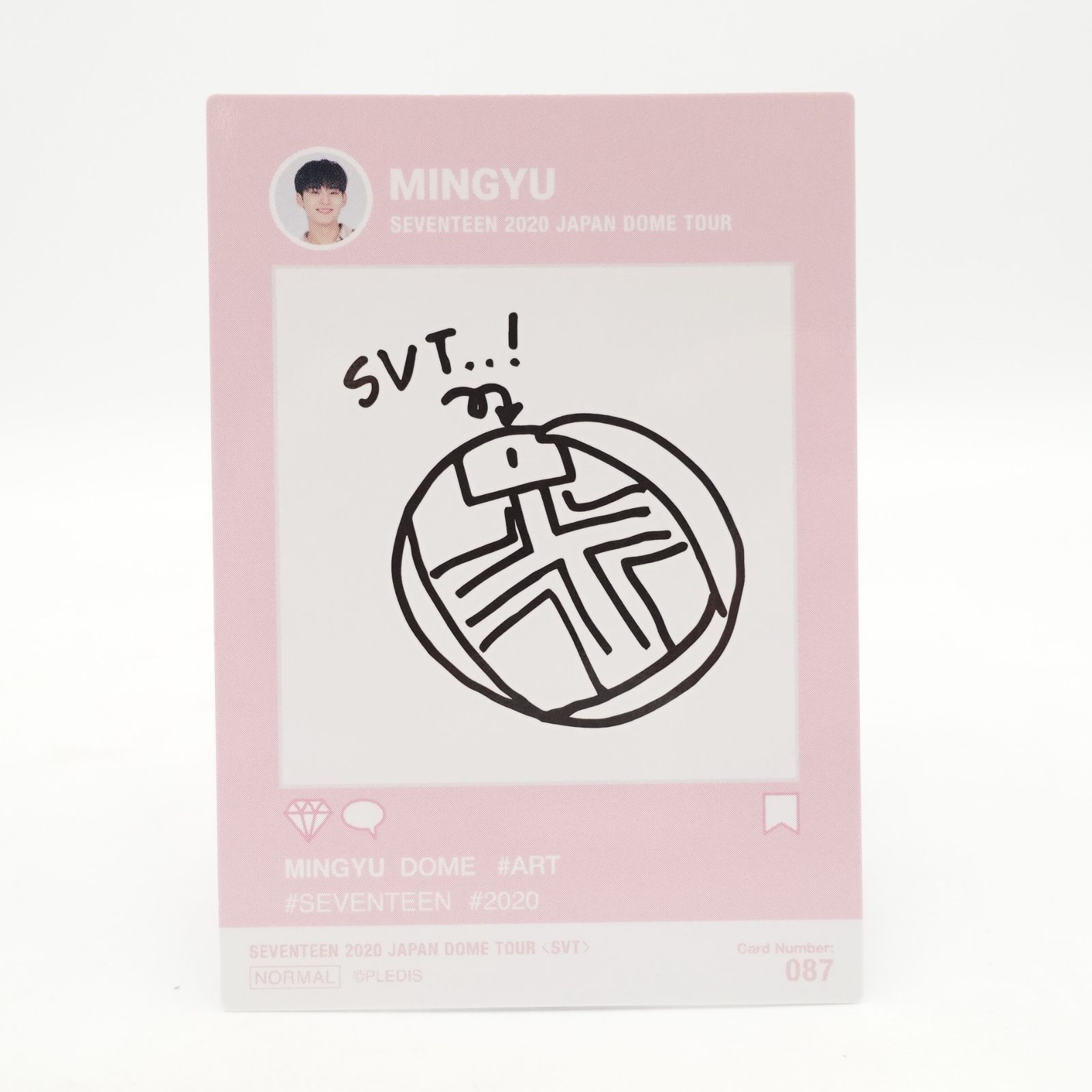 SEVENTEEN SVT 2020 ペア トレカ セット ミンギュ SEVENTEEN ミンギュ 2020 DOME TOUR ペア トレカ フォト カード