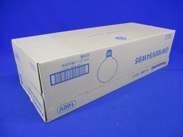 ナショナル　ボール電球　ホワイト 54W 100V 95 10個入 生活家電 ナショナル ボール電球 ホワイト 54W 100V 95 10個入