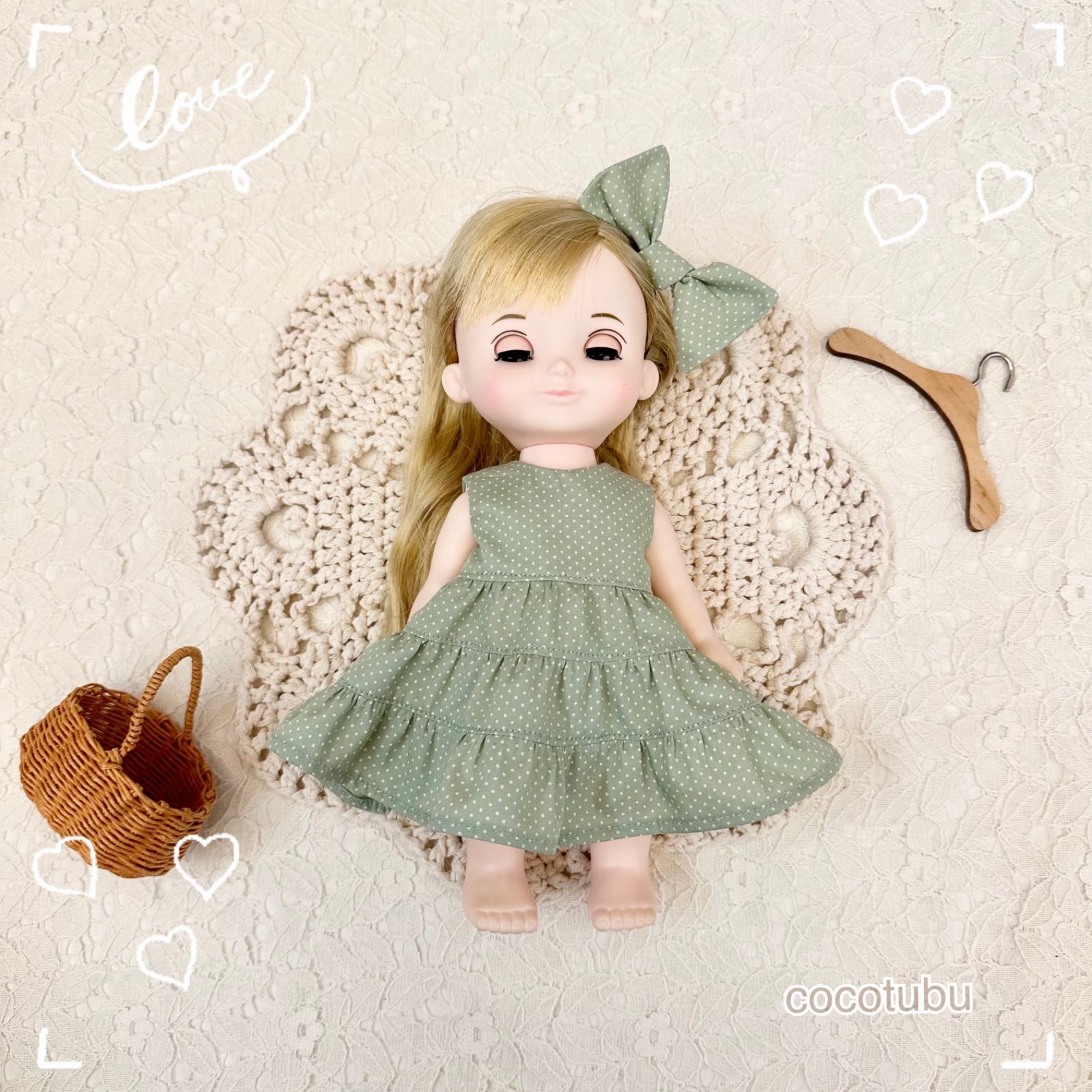 0808 メルちゃん•ソランちゃん ハンドメイド 服 - メルカリ