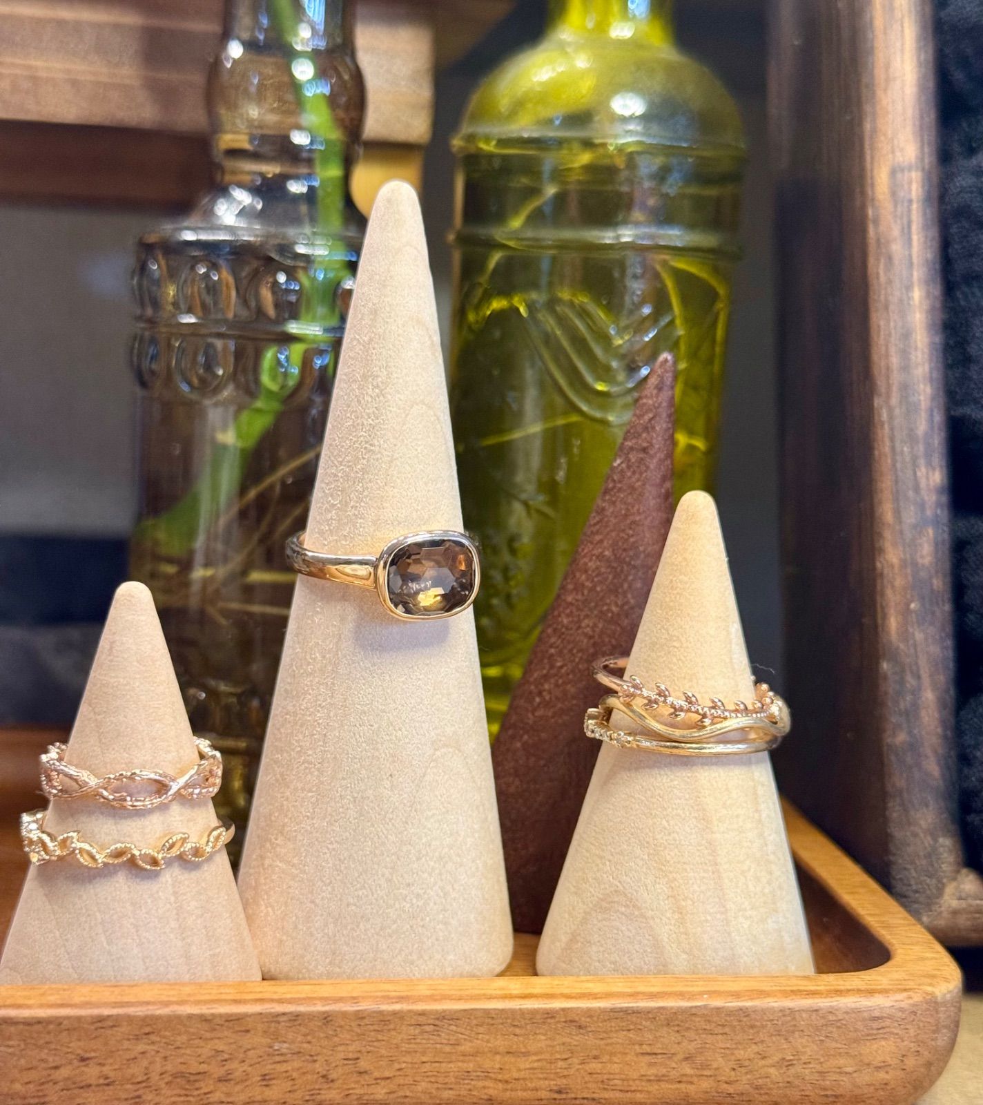 ヴェレッタオッターヴァ◆K18PG*12号*大粒スモーキークォーツリング*指輪 ヴェレッタオッターヴァ◇K18PG*12号*大粒スモーキークォーツリング