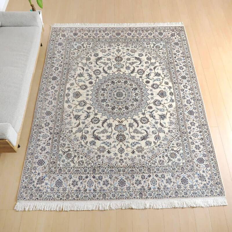 高級ペルシャ絨毯ナイン・ハビビアン工房 263×209cm（FX-22172