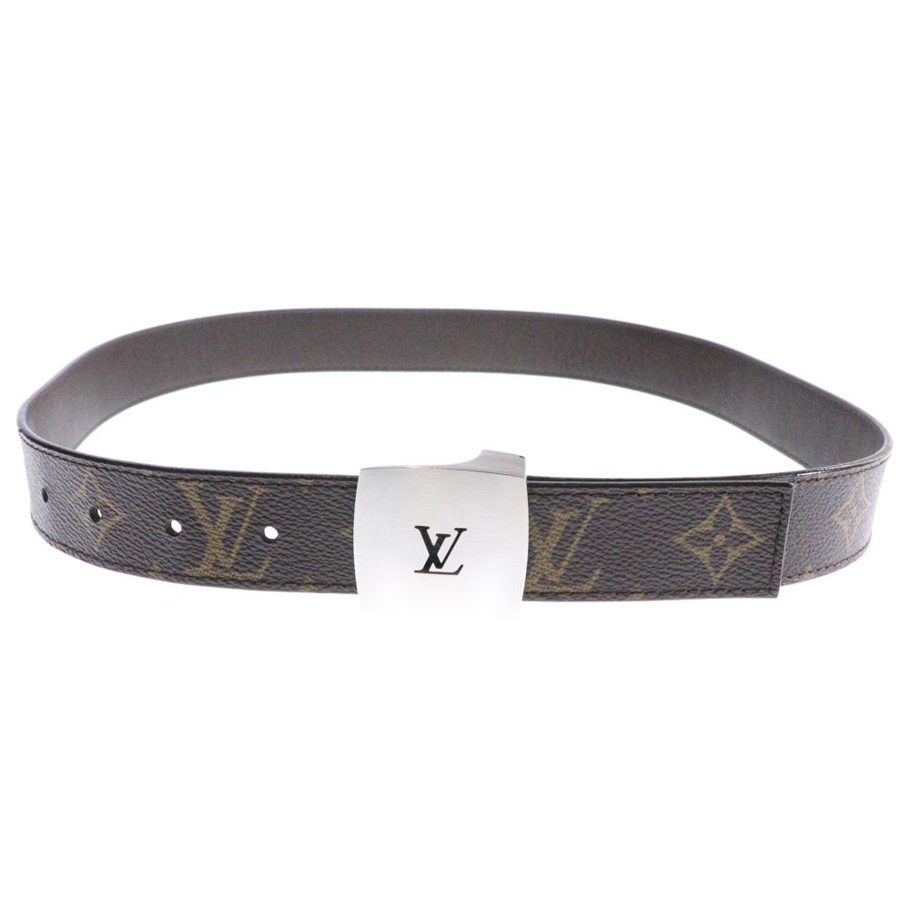ルイヴィトン モノグラム サンチュール ブラウン シルバー　85サイズ LOUIS VUITTON - ルイヴィトン モノグラム サンチュール