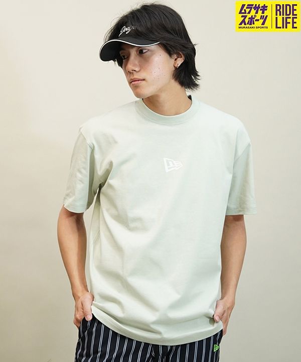 【ムラスポ公式】新品未使用 NEW ERA ニューエラ Flag Logo Mini メンズ 半袖 Tシャツ ロゴ ワンポイント 14121898 正規品