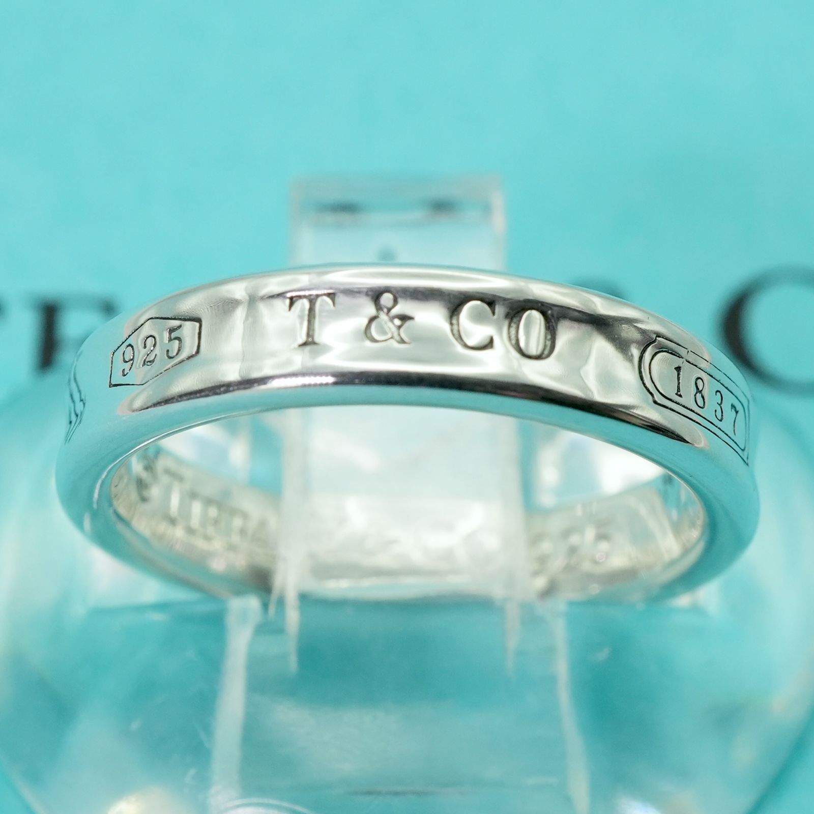 Tiffany ナロー リング 1837 10号 ヴィンテージリング #10 TIFFANY＆CO. ティファニー リング 1837ナローR SV 約6.8g 10号