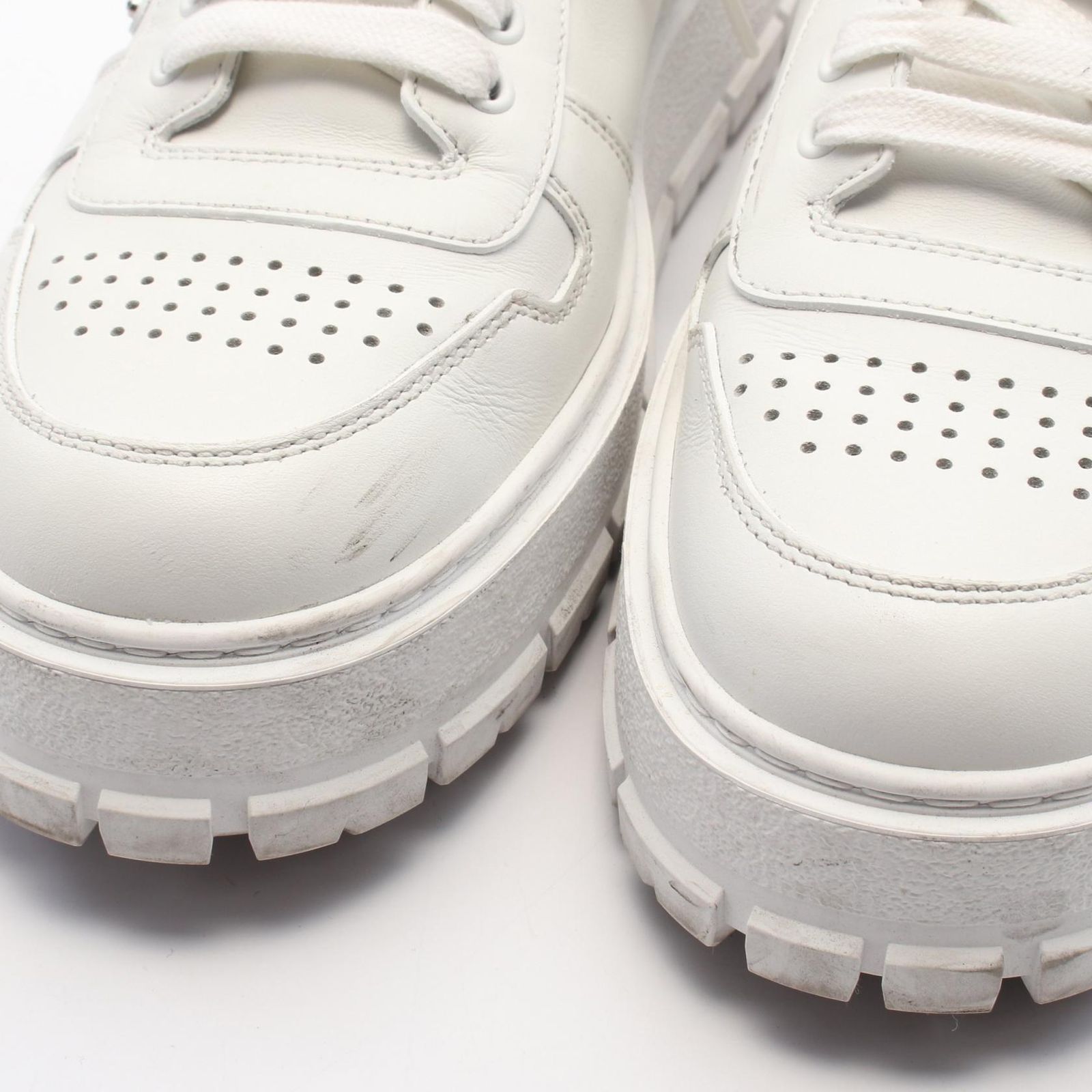 プラダ PRADA スニーカー 2EG452 レザー スニーカー メンズ Used B 