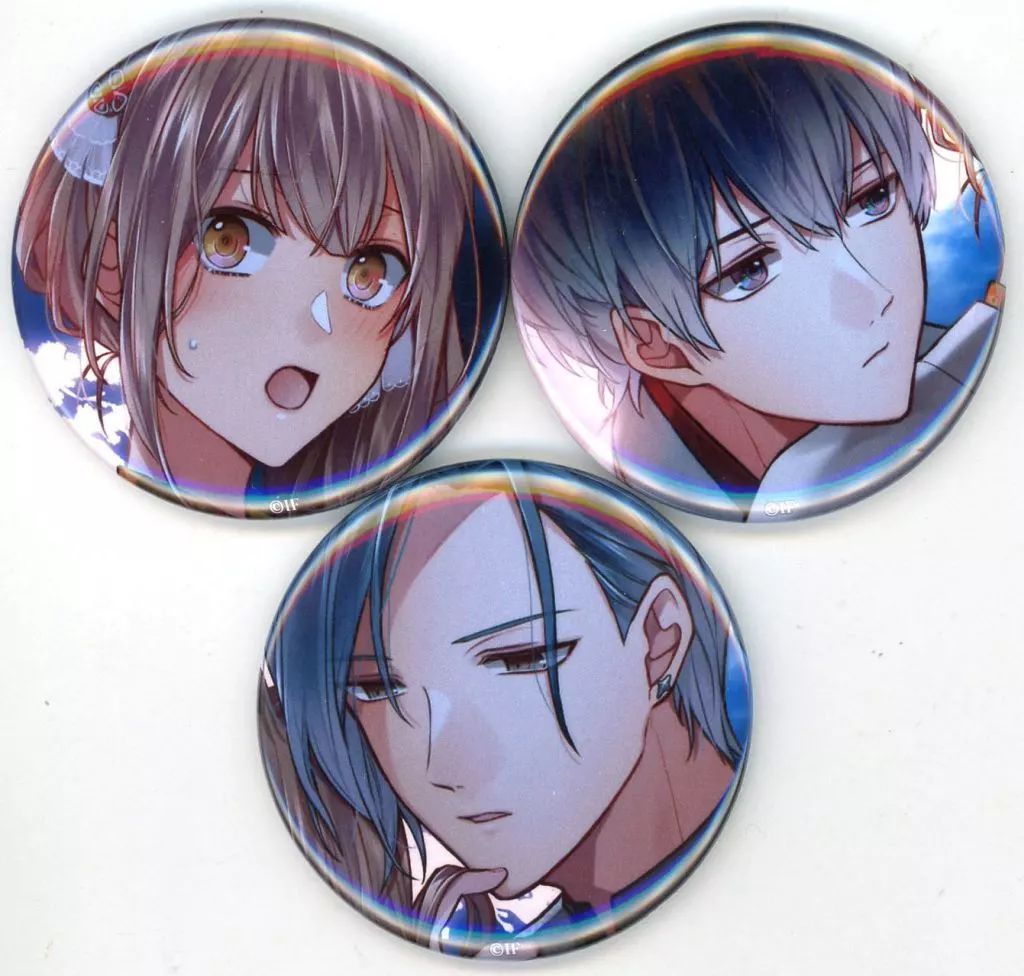 中古】バッジ・ピンズ [単品] 零崎紘可＆玖折巡＆漆原景太郎 描き