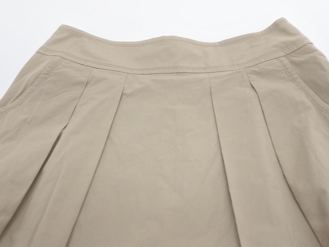 HIROKO KOSHINO ヒロココシノ フレア スカート size38/カーキ