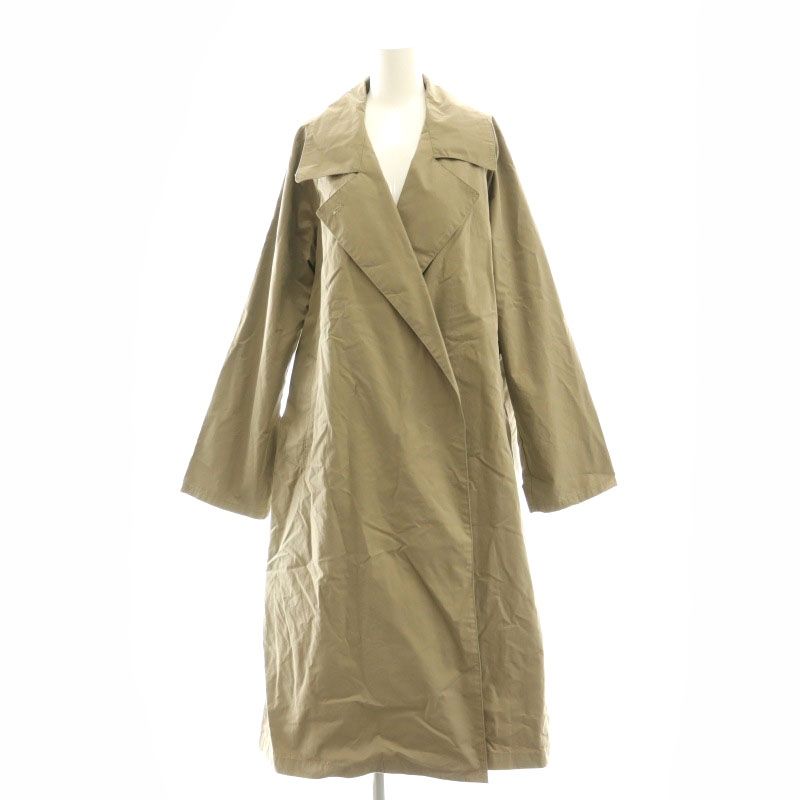 ミューズ ドゥーズィエム クラス MUSE de Deuxieme Classe 23AW HIGH POP トレンチコート ロング カーキ |HK OS