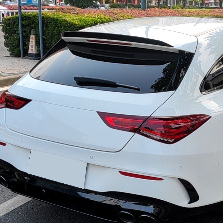 メルセデス ベンツ CLAクラス X118 CLA200 260 CLA35 CLA45 AMG用 ABS製トップウィング リアスポイラー 鋼琴黒 カーボン調