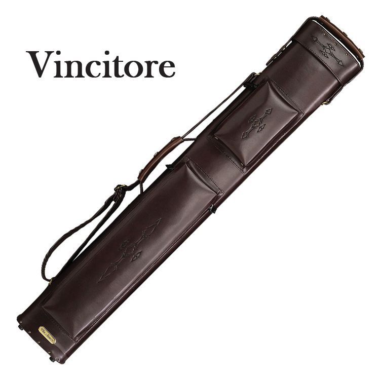 Vincitore C24P-4 2バット4シャフト ブラウンレザレット キューケース 