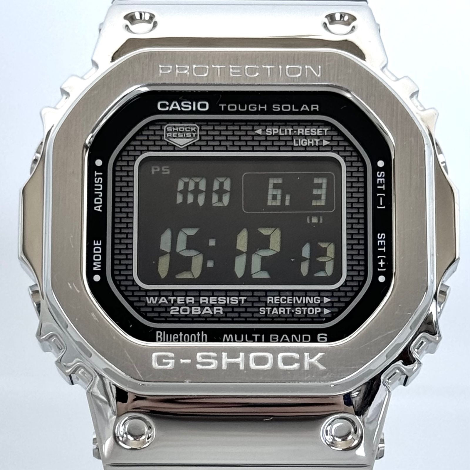 カシオ ジーショック G-SHOCK GMW-B5000-1JF 電波ソーラー デジタル 黒 