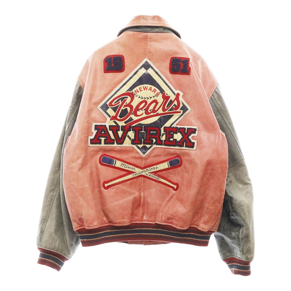 AVIREX (アヴィレックス) NEW ARK レザーボンバージャケット バー