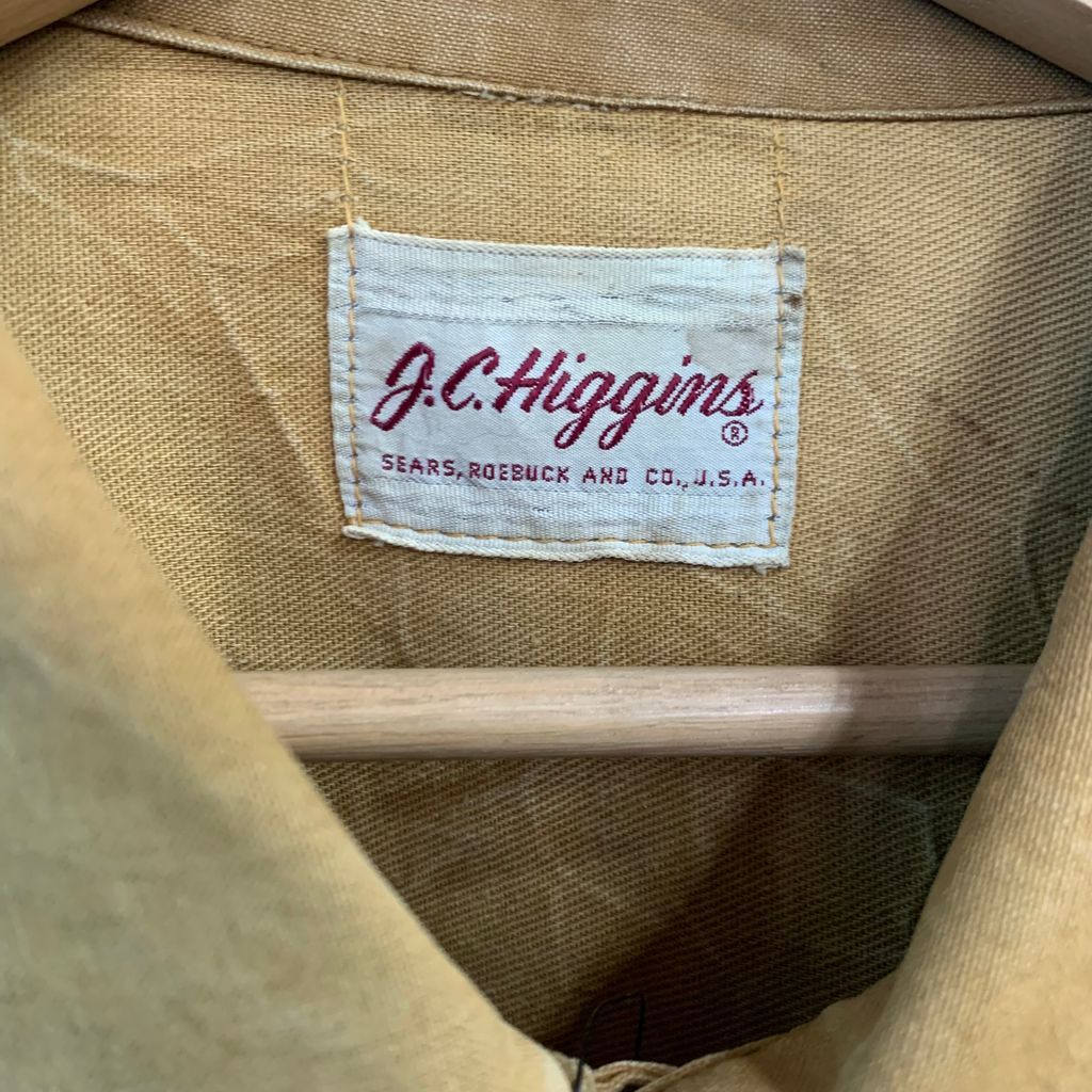 50s JC Higgins ハンティングジャケット　アメリカ製 50's JC Higgins ハンティングジャケットou-435｜VINTAGE