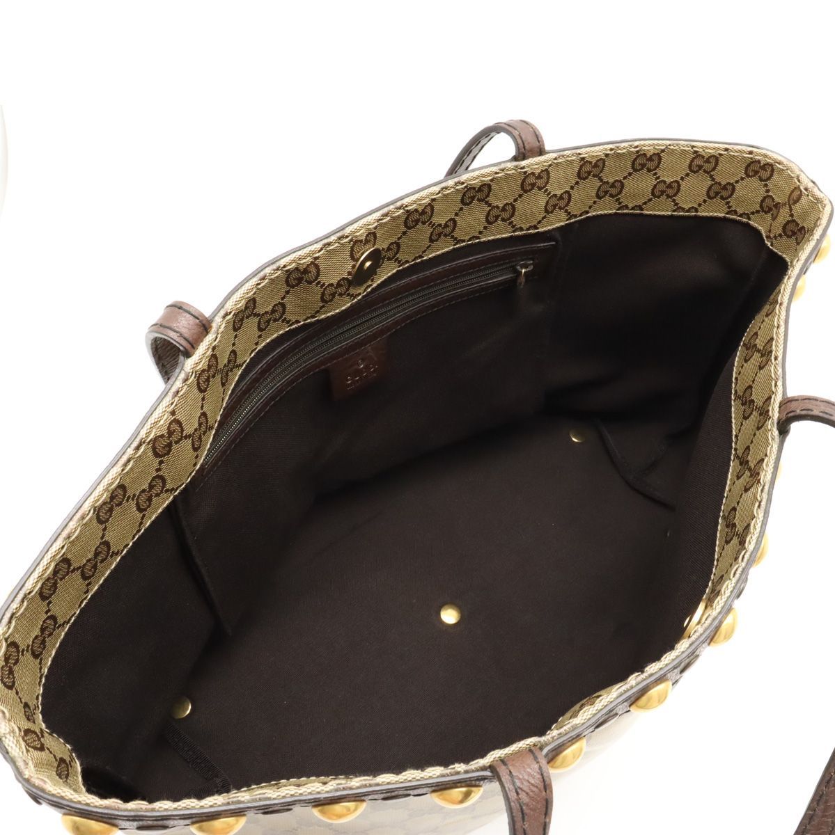 GUCCI グッチ GGクリスタル トートバッグ ショルダーバッグ スタッズ 