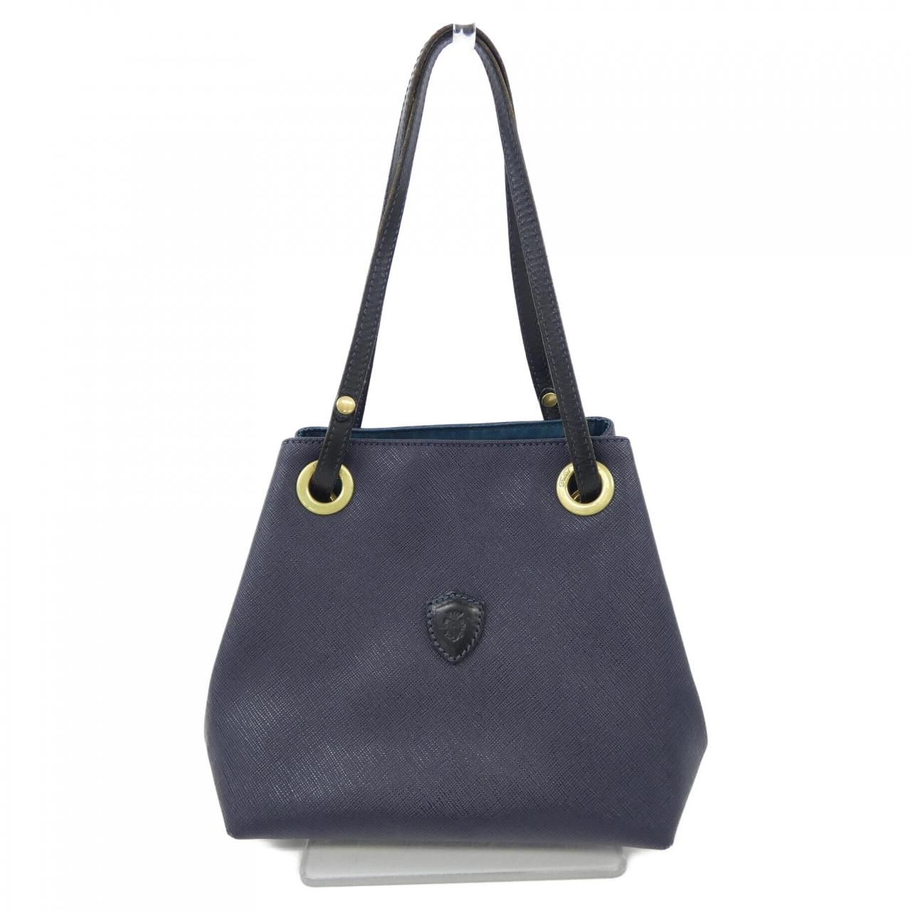 Felisi フェリージ 15-50 シュリンクレザー トートバッグ ブラック