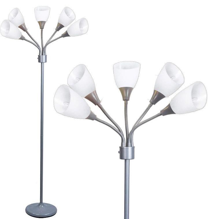 【新品】lightaccents フロアランプ　シルバー