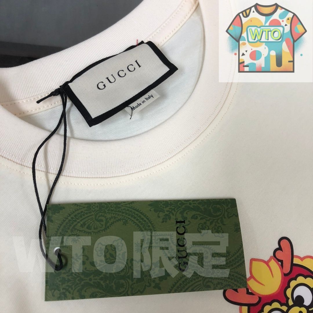 GUCCI ロゴプリント Tシャツ GUCCI(グッチ) Tシャツ492347 492347 ホワイト サイズ S｜【公式