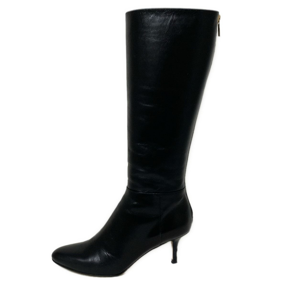 美品JIMMY CHOO ☆ジミーチュウ ビジュー　レザーブーツ 黒 37 限定 JIMMY CHOO ジミーチュウ ブーツ YOUTH II バイカーブーツ