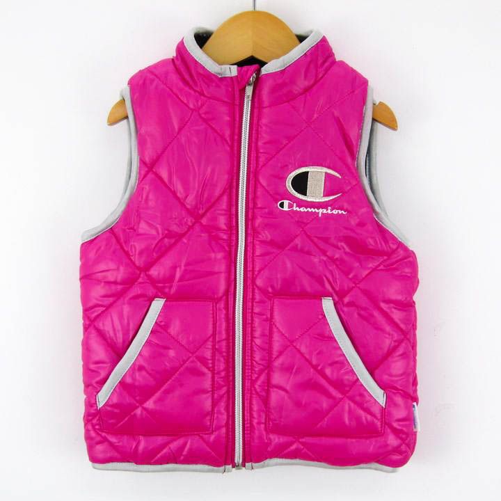Champion ピンク 中綿コート　キッズ Champion チャンピオン kids キッズ アウター : ミトマン