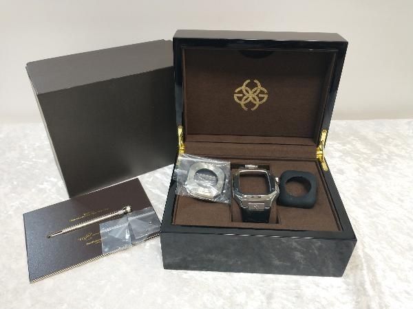 ゴールデンコンセプト GOLDEN CONCEPT CL-44 シルバー ブラック アップルウォッチ ケース 44mm Series4 5 6 SE 316LSS AppleWatch