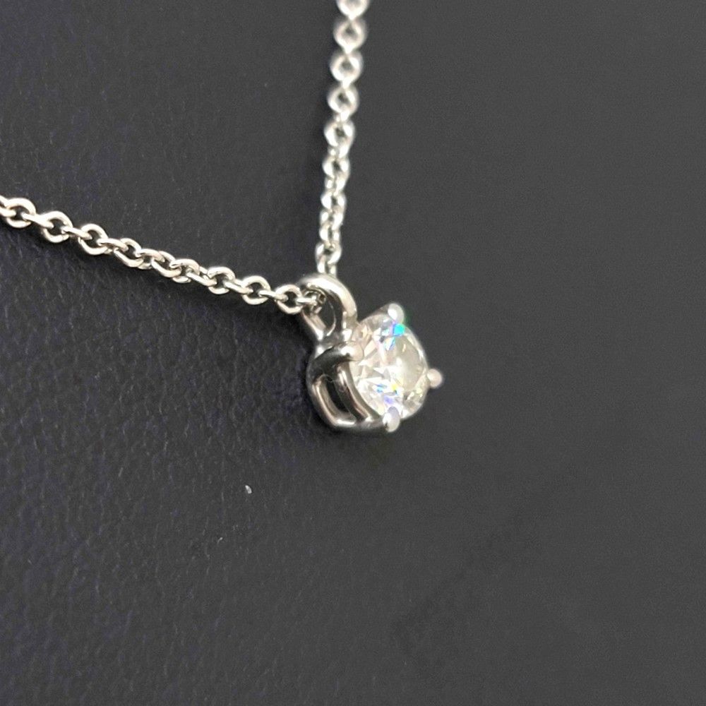 Tiffany & Co. ティファニー ソリティアネックレス PT950 ダイヤモンド