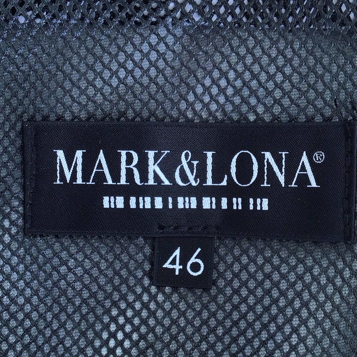 MARK&LONA(マークアンドロナ) ブルゾン サイズ46 XL メンズ - 白×黒  