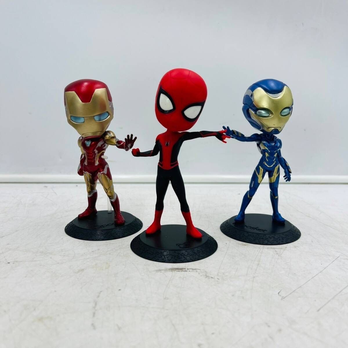 アイアンマン スパイダーマン Qposket フィギュア 4体