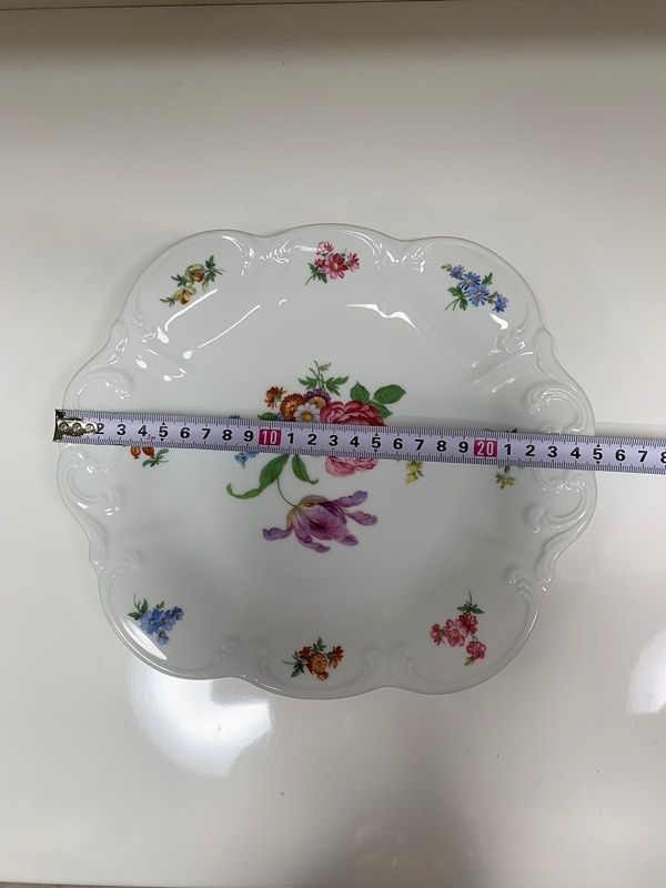 フェッチェンロイター マイセンフラワープレート 25cm HUTSCHENREUTHER