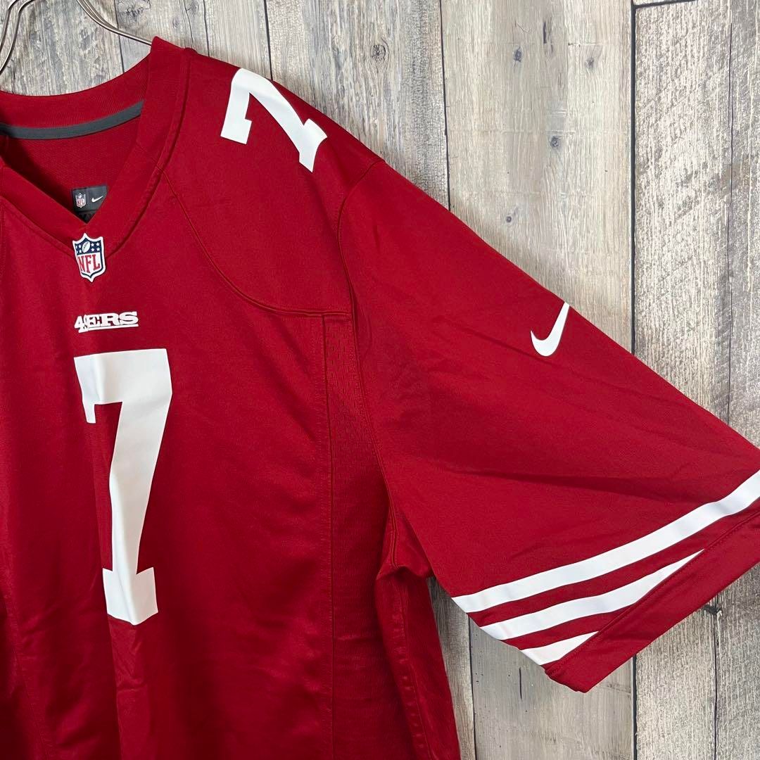 NFL × NIKE ナイキ 49ERS アメフト ゲームシャツ ユニフォーム - メルカリ