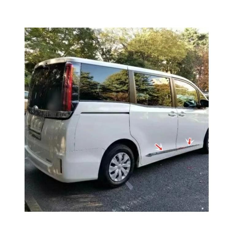 トヨタ ノア (NOAH) 80系 後期 用 サイドドア ウィンドウ トリム 保護 8ピース プロテクションフィルム サイドドアステップ トヨタ ノア⁄ヴォクシー