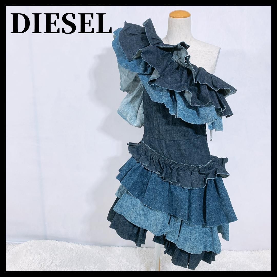 ディーゼル レディース ワンピース ドレス Diesel ブラック S