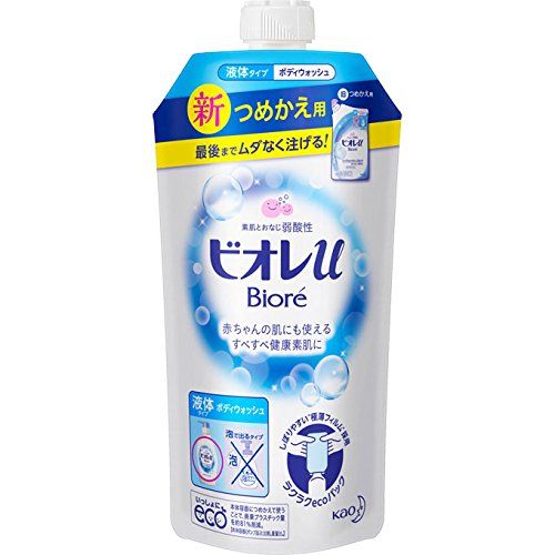 （まとめ買い）花王 ビオレｕ つめかえ用 340ml 3336316 【×5セット】