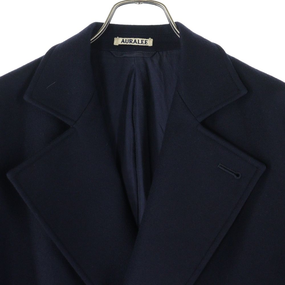 AURALEE オーラリー 【A7AB05BM】 メルトンブルゾン ネイビー 3 AURALEE オーラリー 【A7AB05BM】 メルトンブルゾン ネイビー 3
