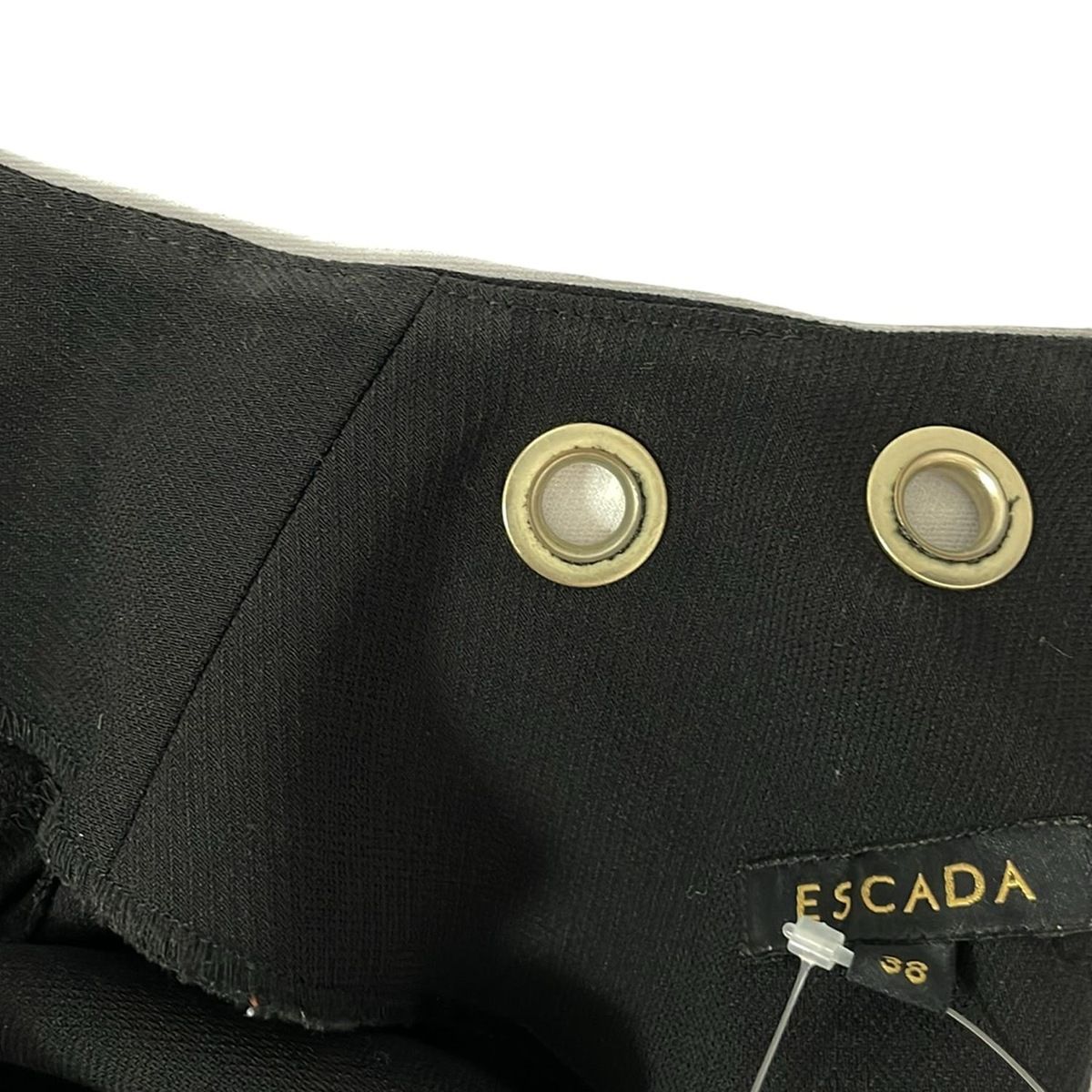 お値下げ中【✨美品✨】ESCADAエスカーダ ワンピース38 ESCADA(エスカーダ) ワンピース サイズ38 L レディース美品 - 黒