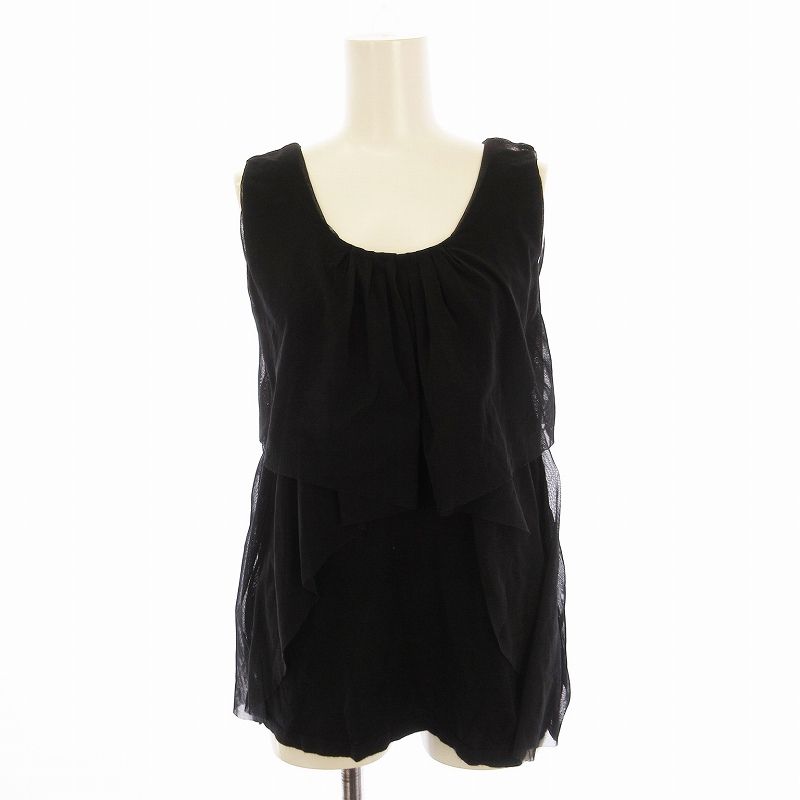 ヴィヴィアンタム VIVIENNE TAM カットソー ノースリーブ フリル