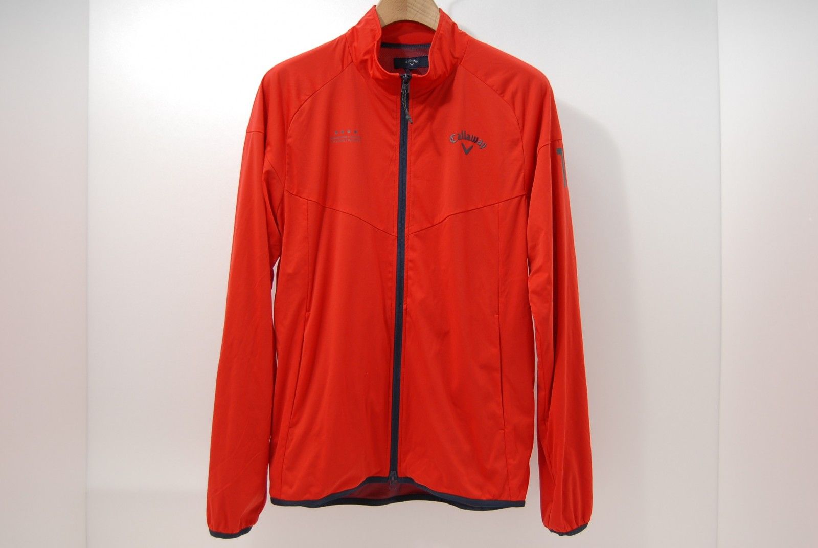 中古 メンズ キャロウェイ Callaway フルジップアウター L 赤 中古 メンズ キャロウェイ Callaway フルジップアウター L 赤
