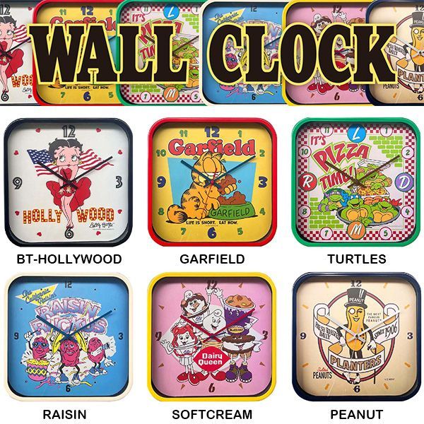 Amazon.co.jp: ガーフィールド ミラー ウォールクロック