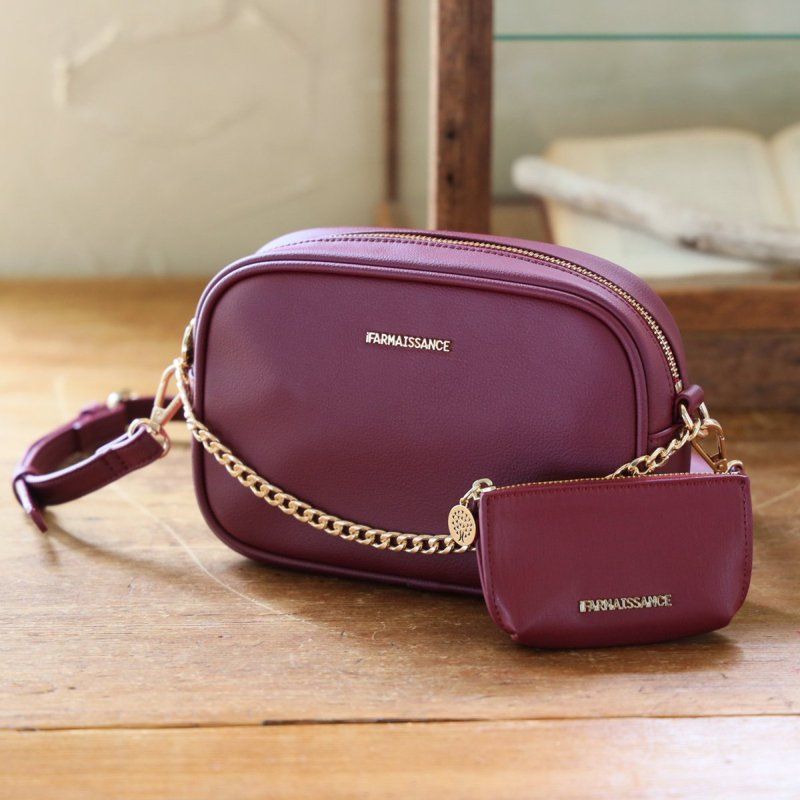 iFARMAISSANCE MELINDA CAMERA BAG ショルダーバッグ レディース おしゃれ ブランド 革 車 サスティナブル