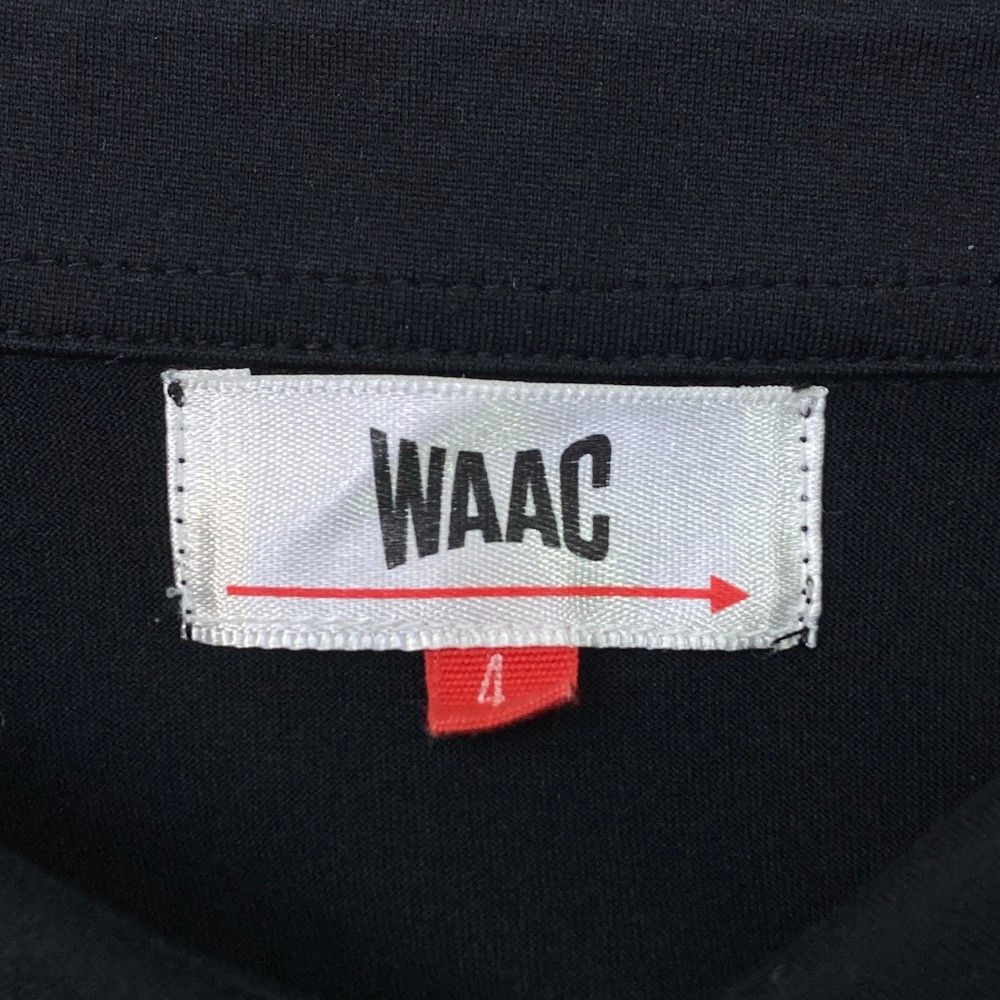 サイズ：4 WAAC ワック 長袖ポロシャツ ブラック系