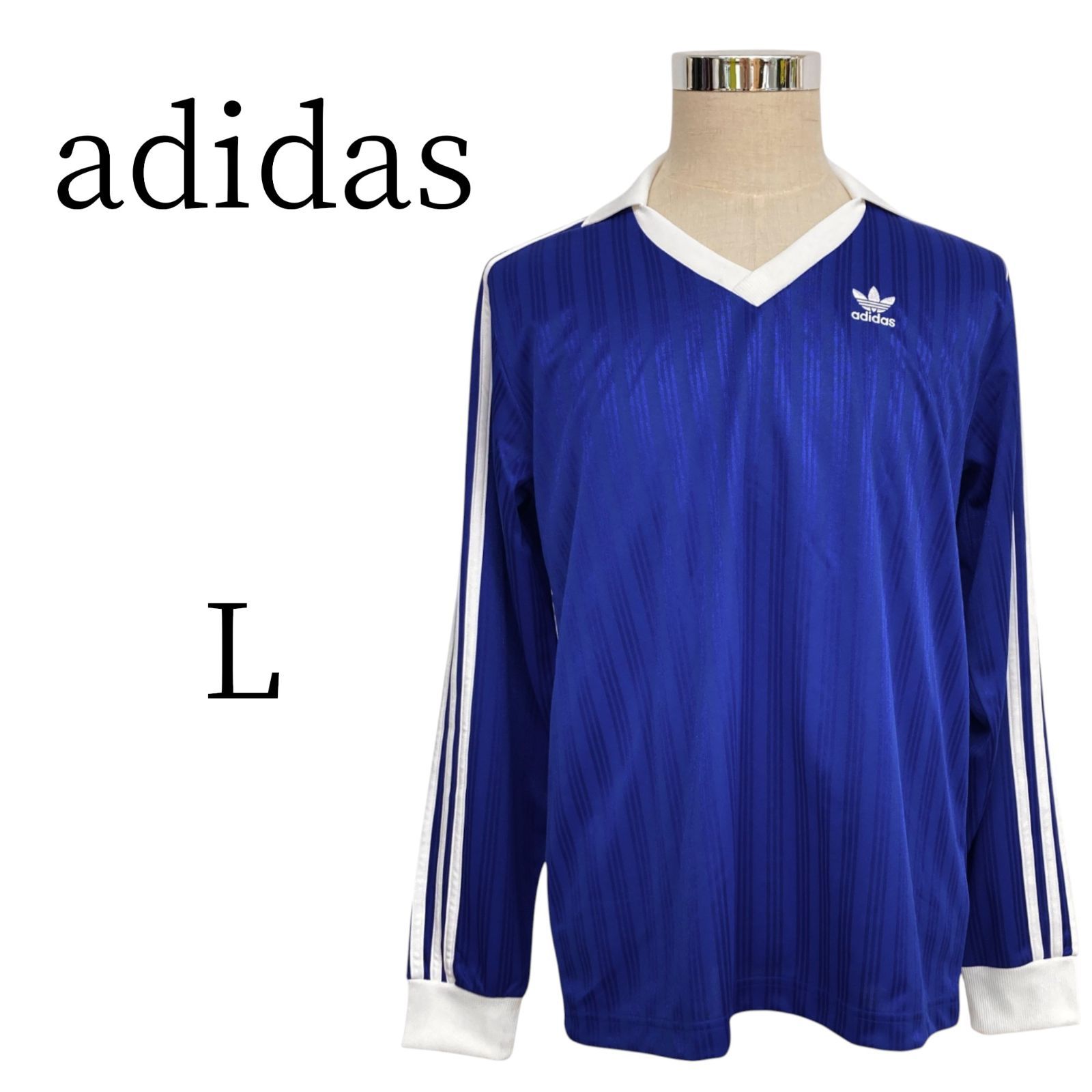 adidas アディダス ブルー ホワイト その他 L