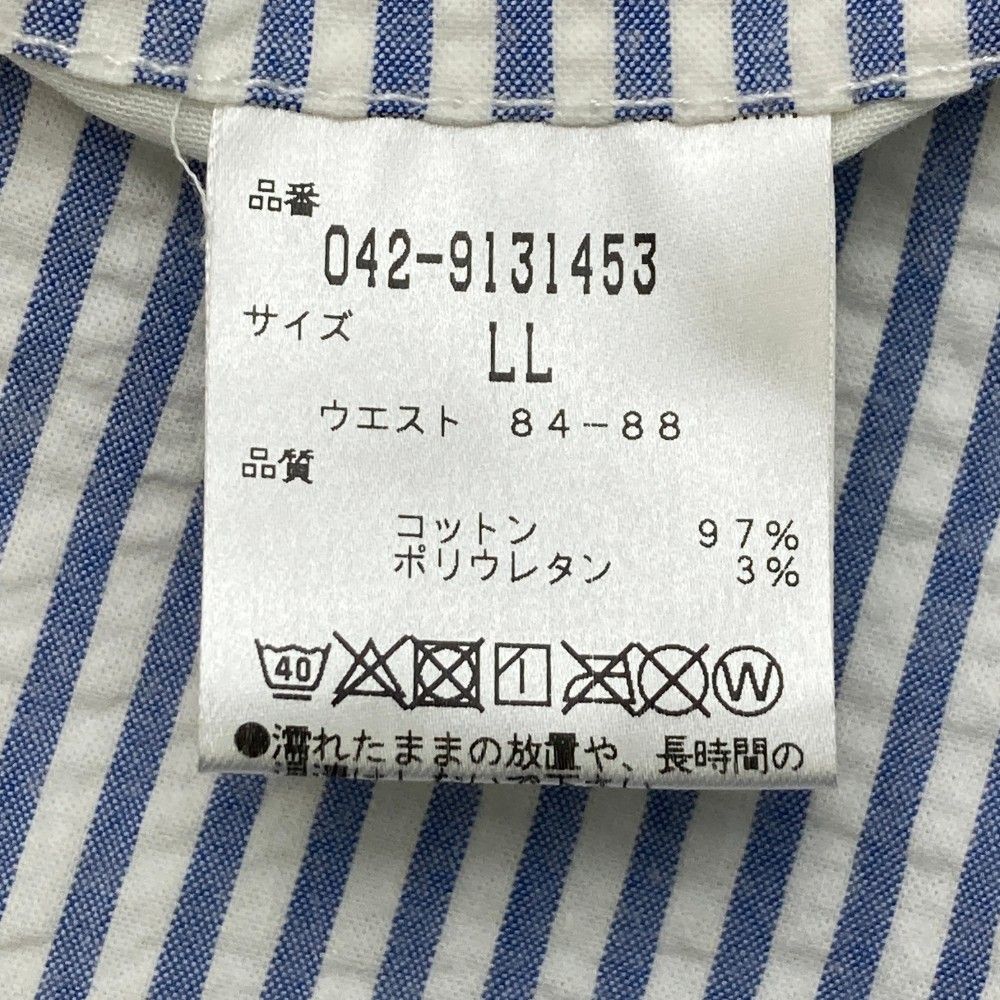 発注確認用 サイズ：LL ST ANDREWS セントアンドリュース シアサッカー ストレッチ