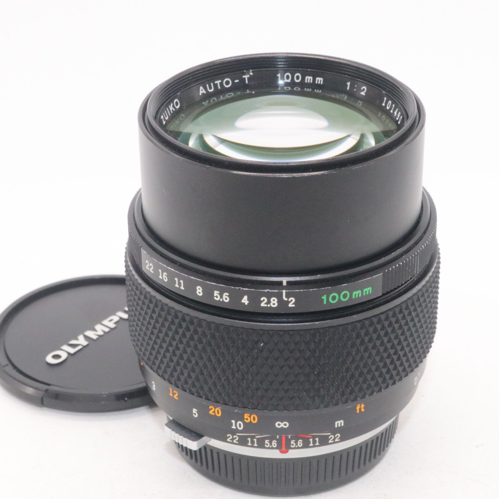 レア 光学美品 OLYMPUS OM SYSTEM Zuiko Auto-T 100mm f/2 テレフォト