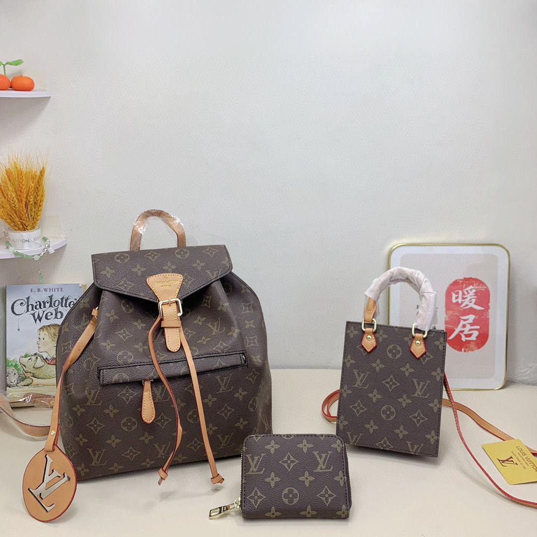 極美品 ルイヴィトン リュック リュック・バックパック 財布 3点セット LOUIS VUITTON