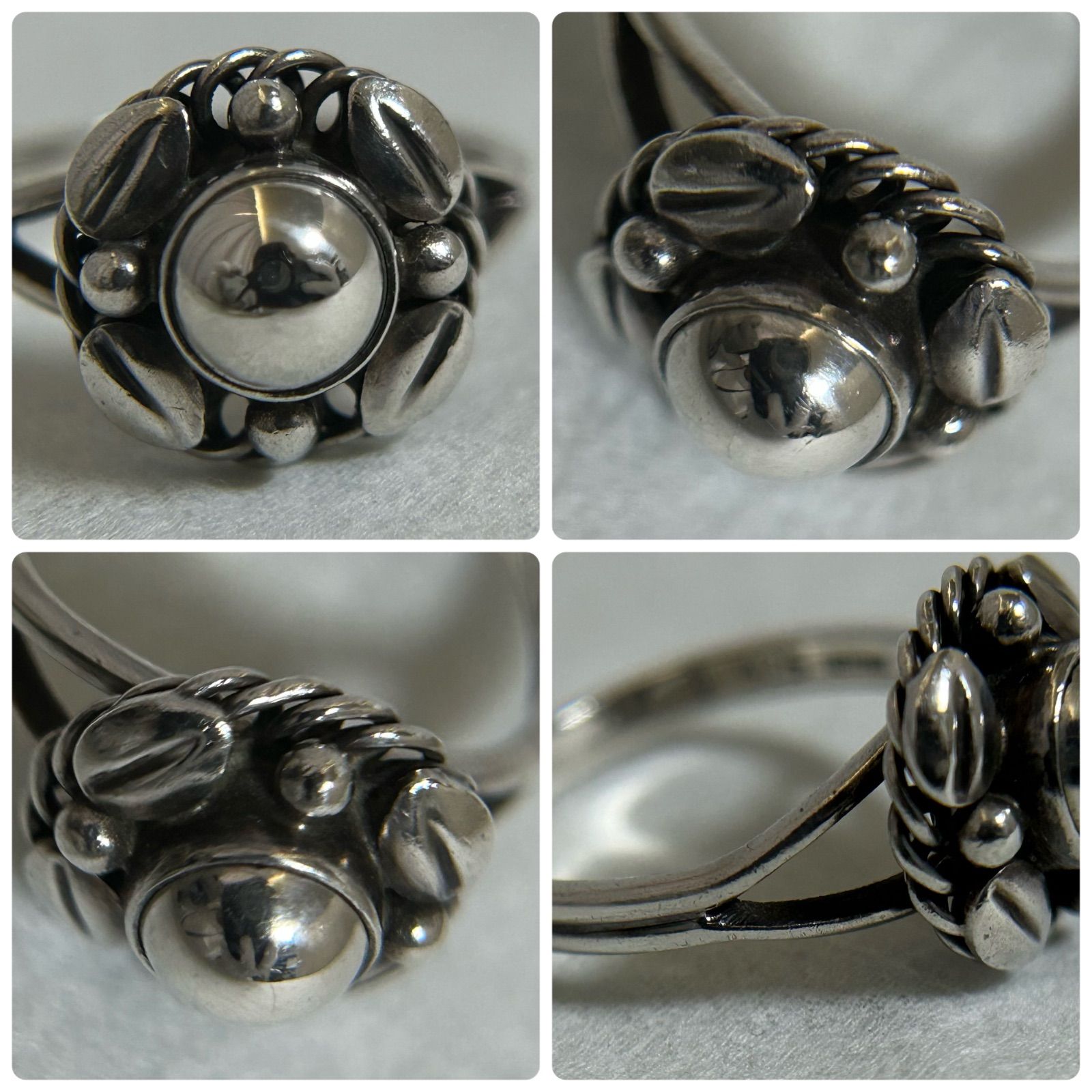 ジョージジェンセン 希少 リング 指輪 ヴィンテージ AG925 約9号